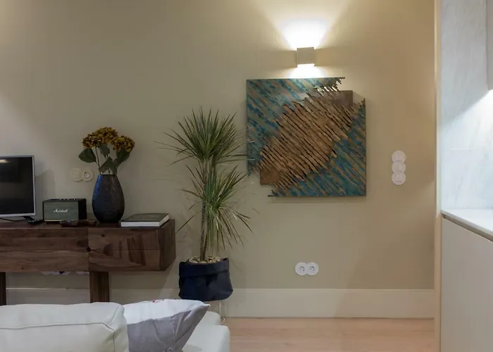 Homeintown Almada - Downtown Elegant - Terrace Ac & Wifi Apartmán